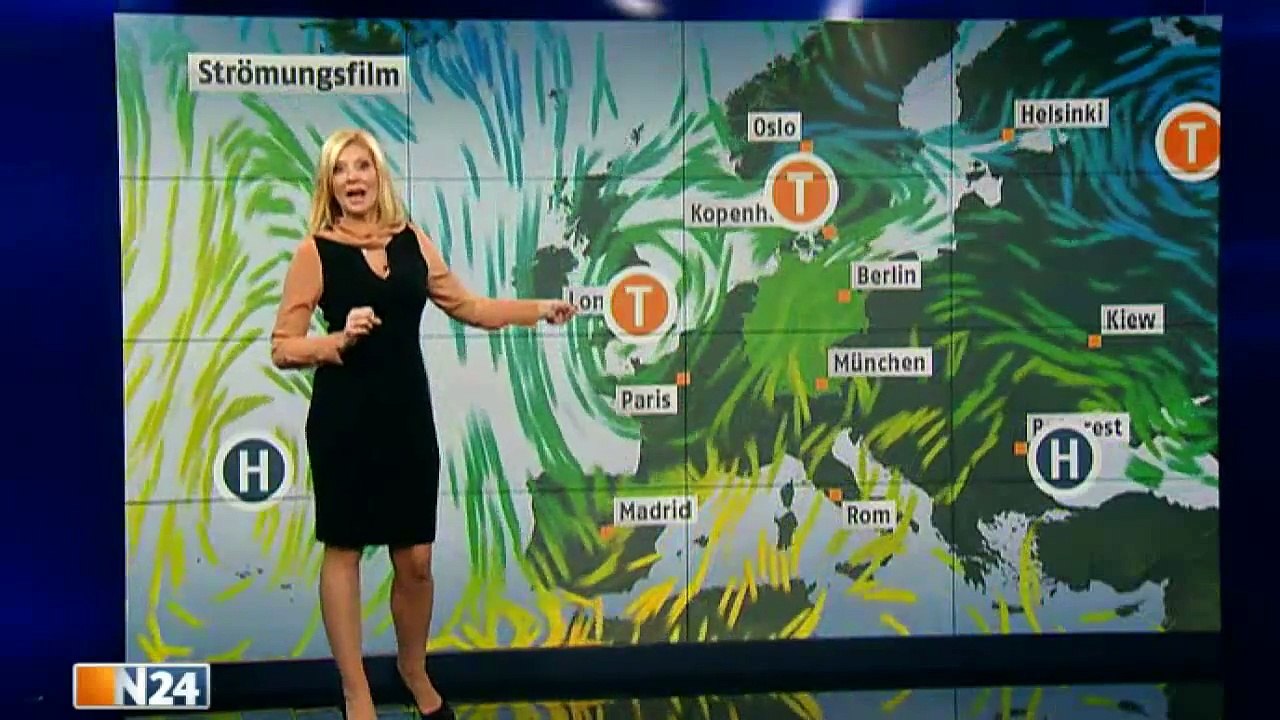 Das N24-Wetter am 26.11.12 mit Miriam Pede