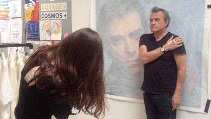 Dans le bureau atelier de Jean-Charles de Castelbajac