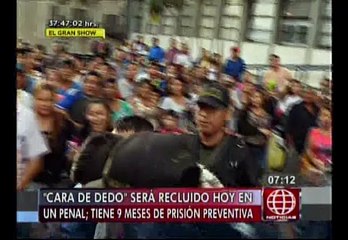Gerald Oropeza: 'Cara de dedo' será recluido hoy en un penal