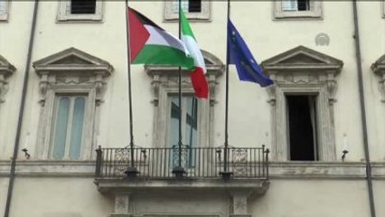 Filistin Devlet Başkanı Abbas, İtalya'da