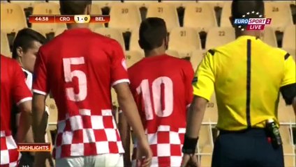 Croatia U17 - Belgium U17 4-6 (1-1), highlights of regular time, 15.05.2015. HD