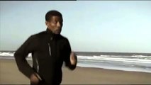 Haile Gebrselassie runningtechnique / looptechniek (easy pace, WR pace)