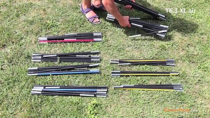 Tienda de campaña Quechua T6 3 XL Air Instalación