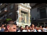 Aversa (CE) - Madonna dell'Arco in Città, processione con l'effige (12.05.15)
