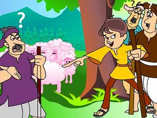 Panchatantra stories-hindi stories-stories-tales-The shepherd's boy and the wholf[360P]