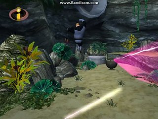 The Incredibles Video Game: Walkthrough Part 8 - Beach Landing - Mission 6