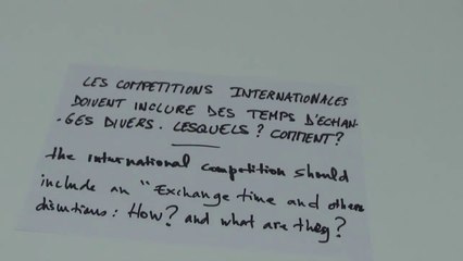 Gros plan sur l'atelier "International" des Assises du sport populaire à Marseille