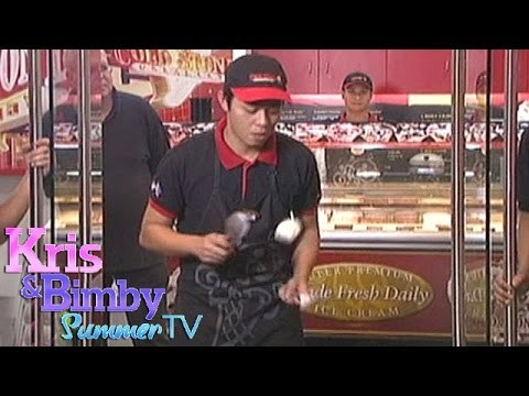 Cold Stone Creamery's Ice-cream catching exhibition