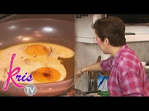 Kris Aquino cooks sunny side up