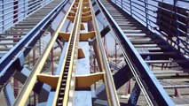 Scream The Ride (HD POV Front) Six Flags Magic Mountain Roller Coaster