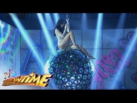Anne Curtis sings Miley Cyrus' 'Wrecking Ball' for her surprise birthday number on 'Showtime'