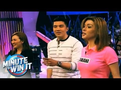 Diana vs Alyssa : MINUTE TO WIN IT February 5, 2014 Teaser