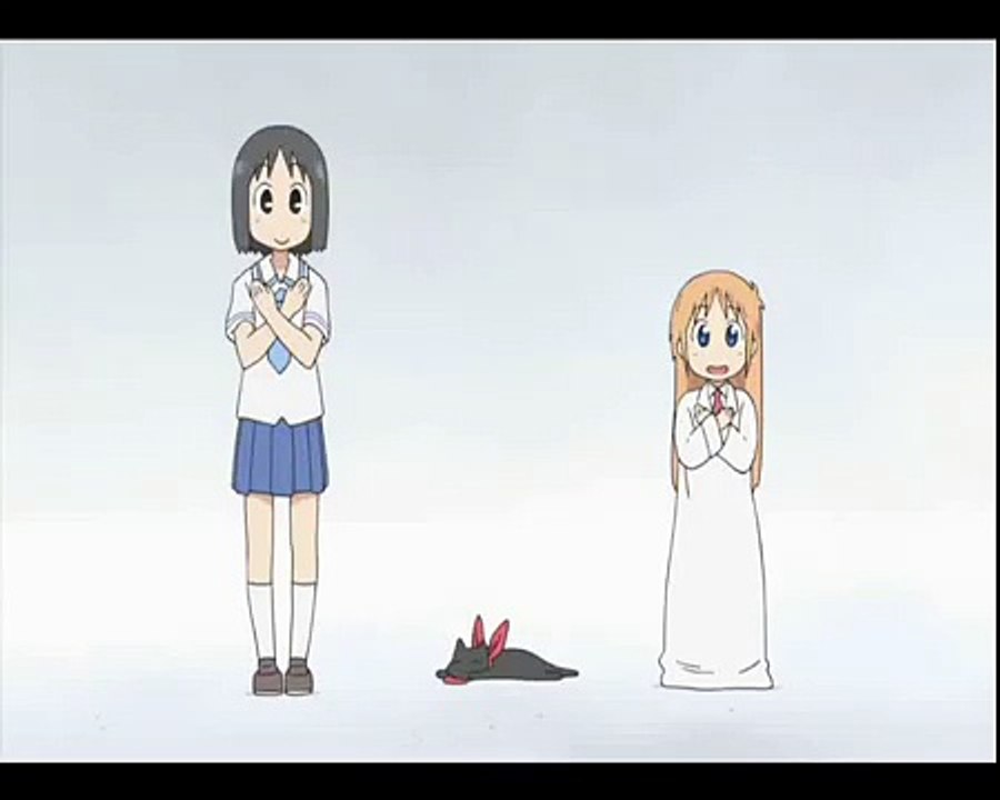 Nichijou: Nano-chan,Sakamoto & Hakase