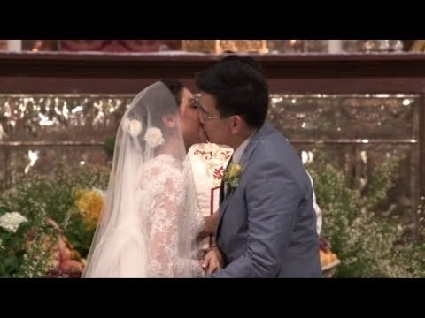 BE CAREFUL WITH MY HEART: Richard & Maya Wedding Kiss