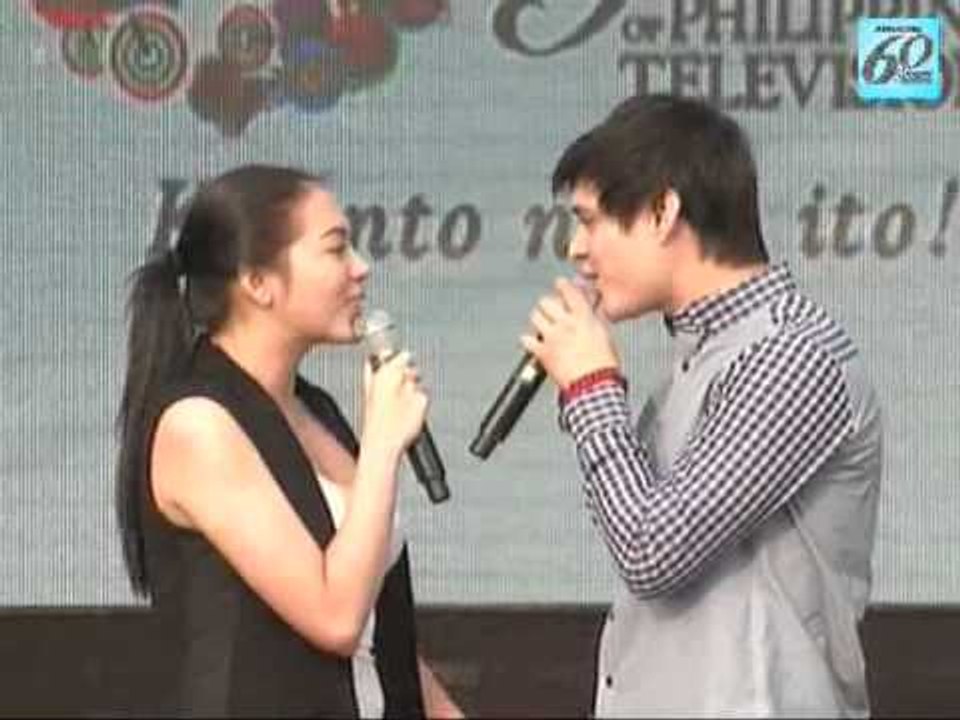 ABS-CBN 60 Years : Julia Montes and Enrique Gil of Muling Buksan Ang Puso