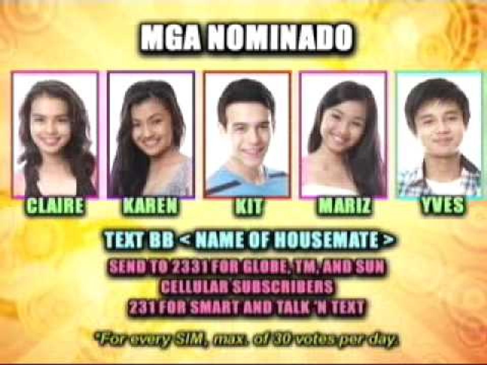 PBB Teen Edition 4 - 3rd Nomination Vote Plug