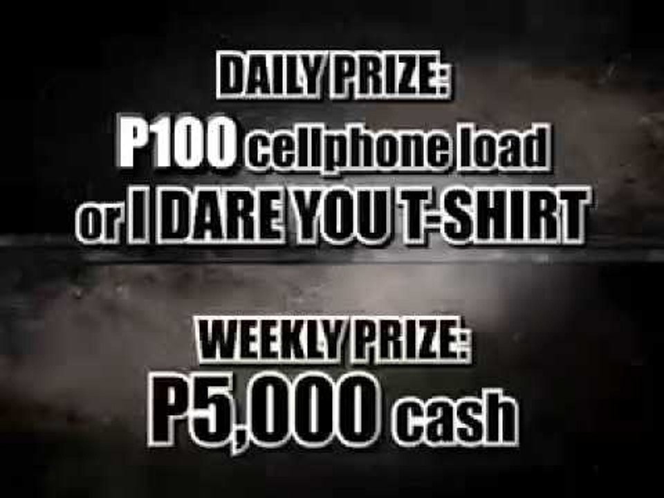 I Dare You text promo