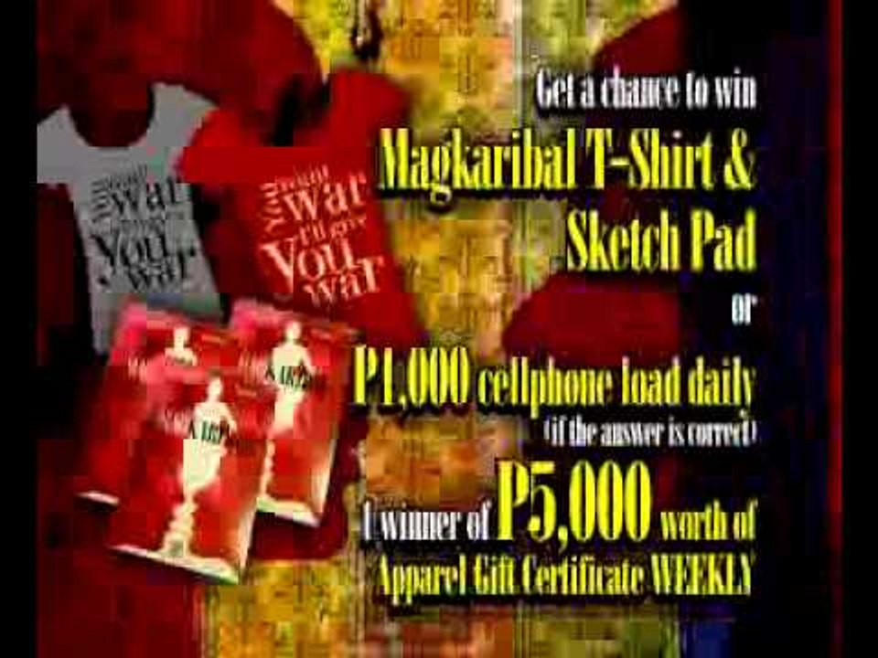 Magkaribal Text Promo