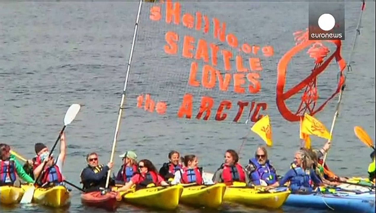 Shell-Bohrinsel in Seattle: Ein 'Denkmal an die Rücksichtslosigkeit der Erdölindustrie'