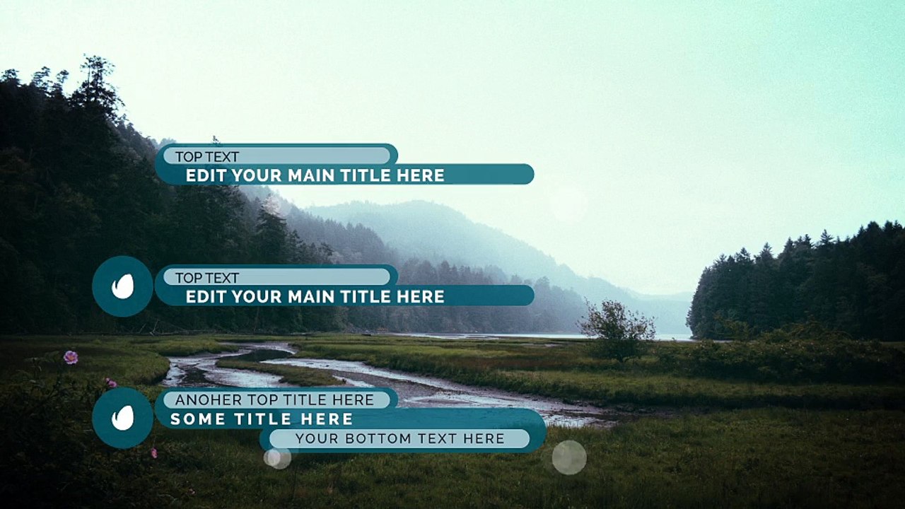 After Effects Project Files - Cool and Circular Lower Thirds - VideoHive 9907940