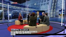 Nigel Farage shouted down by Euro fanatic MEPs (07Dec11)