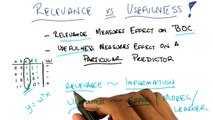 Relevance vs Usefulness - Georgia Tech - Machine Learning