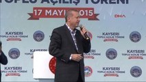 Kayseri-3- Cumhurbaşkanı Erdoğan Toplu Açılış Töreninde Konuşuyor