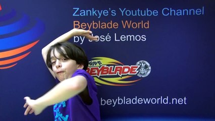 Beyblade Zero G Gladiator Bahamdia Battle Series - Battle 4 Gladiator Bahamdia x Bandid Genbull