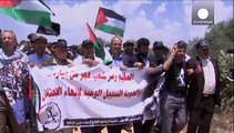 Una veintena de palestinos heridos por fuerzas israelíes cuando conmemoraban la Nakba