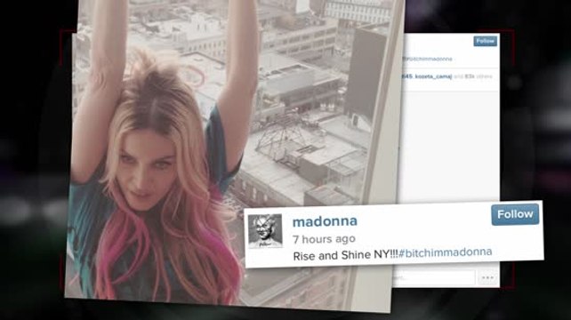 Madonna Follows Her Rebel Heart & Dyes Her Hair Pink