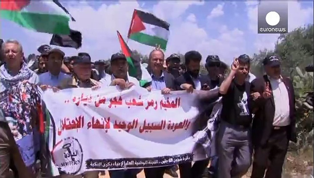 Nakba-tag: palästinenser erinnern an ihre vertreibung durch israel