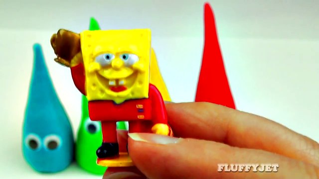 Play-Doh Surprise Eggs Mickey Mouse Sesame Street Lalaloopsy Transformers Spongebob Toys FluffyJet