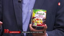 Des arômes de viande dans les conserves de légumes Bonduelle