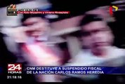 Pleno del CNM destituye a Carlos Ramos Heredia del cargo de fiscal