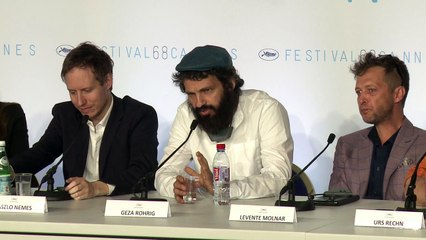Cannes: conférence de presse de "Fils de Saul"