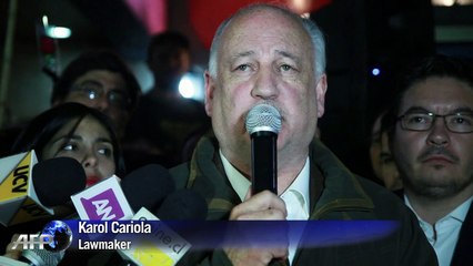 Vigil for students shot dead at Chile protest