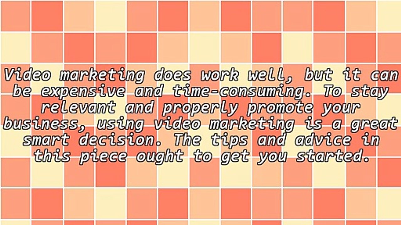 Considering Video Marketing? Take A Look At These Good Suggestions