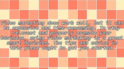 Considering Video Marketing? Take A Look At These Good Suggestions
