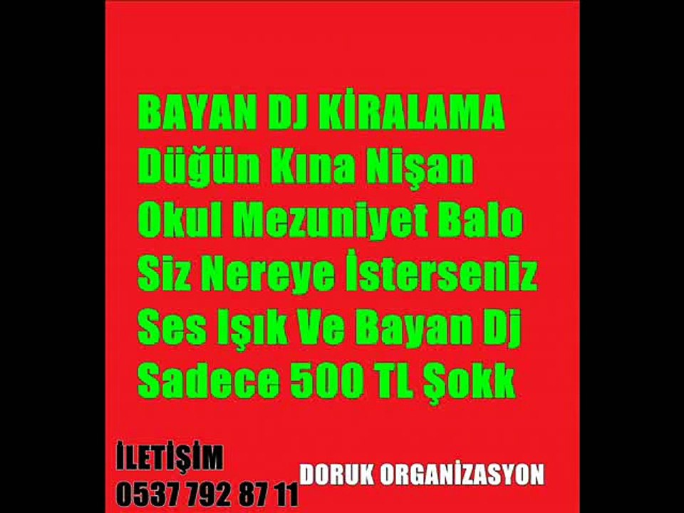 İSTANBUL BAYAN DJ KİRALAMA KİRALIK BAYAN DJ ETİLER BEŞİKTAŞ ÇEKMEKÖY BOSTANCI AVCILAR BEYLİKDÜZÜ BAYAN DJ KİRALAMA