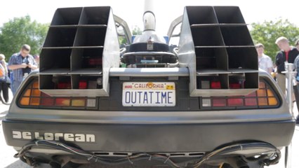 ‘Back to the Future’ time machine re-created