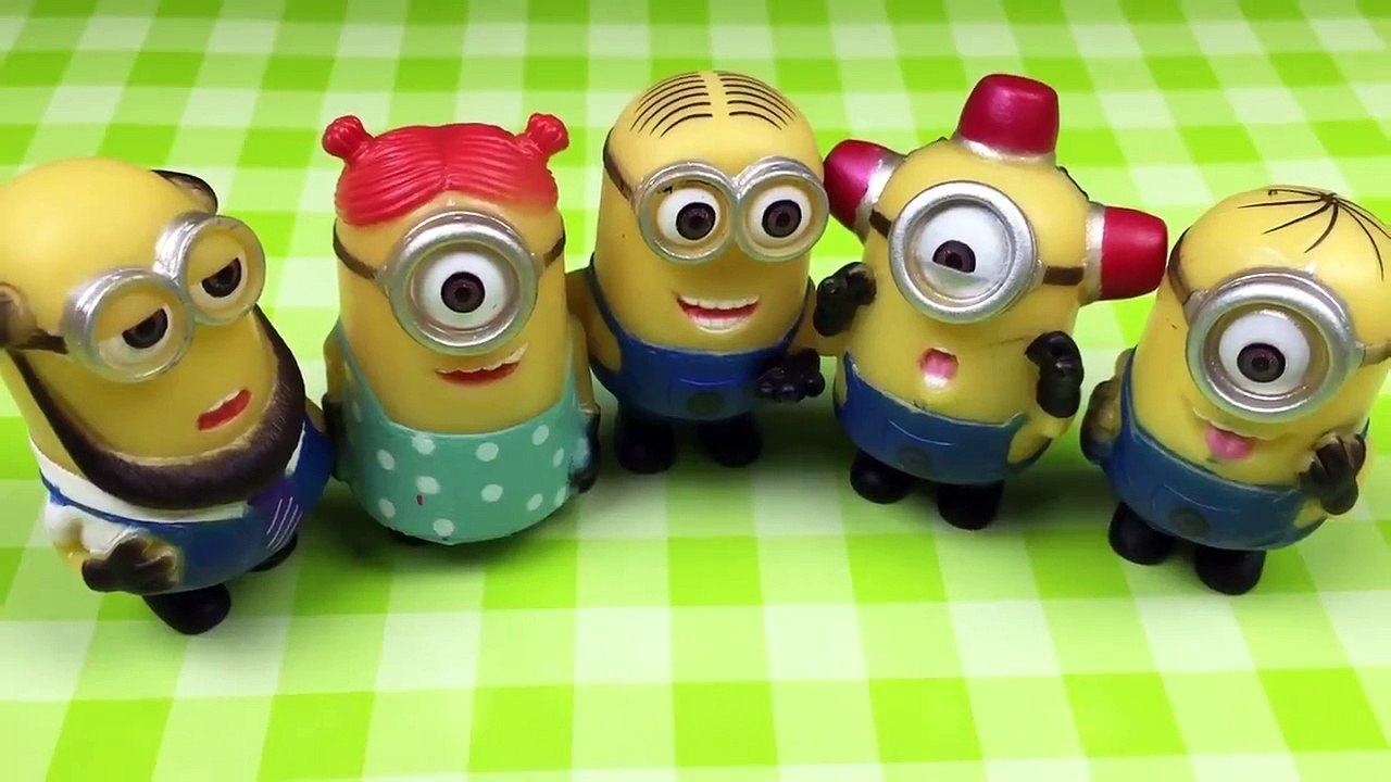 Minions finger family nursery rhymes, song for children and toddlers