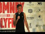 Romney, Holyfield weigh-in for charity boxing match