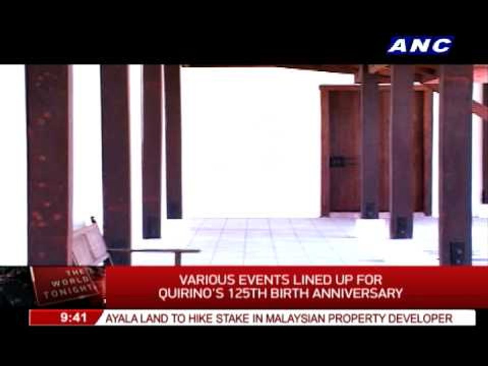 Events lined up for Quirino's birth anniversary