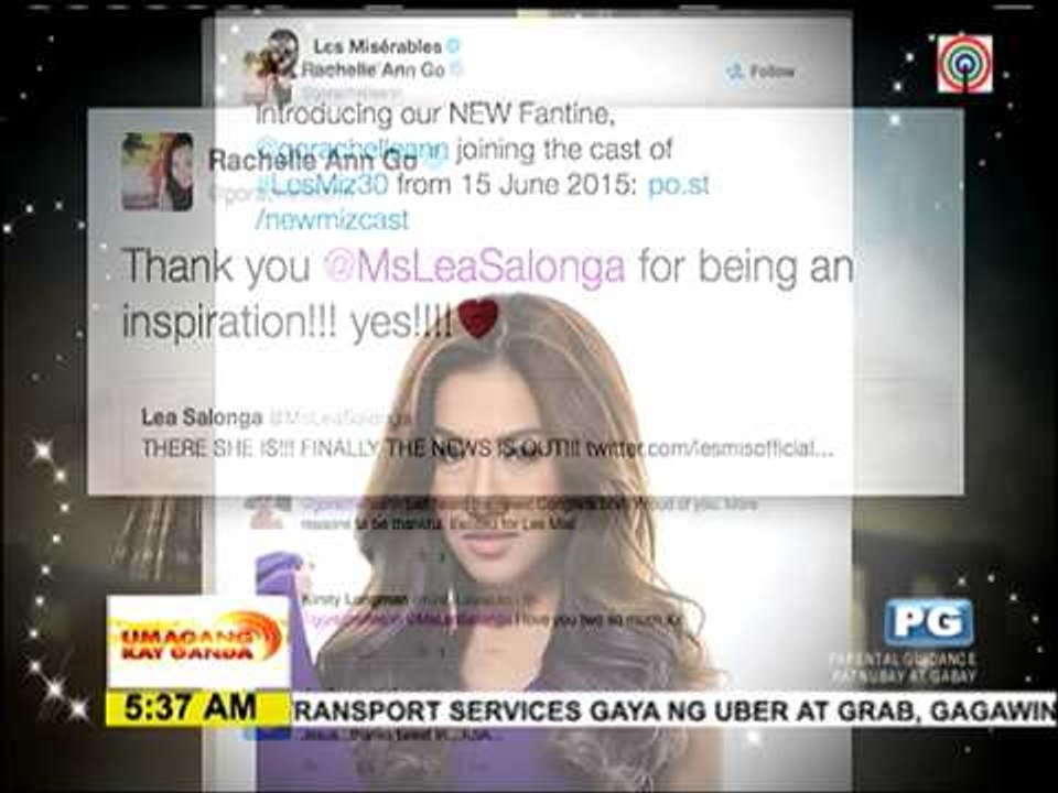 Lea happy for Rachelle Ann in 'Les Mis'