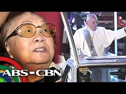 Pinoys from far-flung areas catch glimpse of Pope Francis