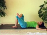 Beginner Yoga Positions : Reclining Twist Yoga Poses