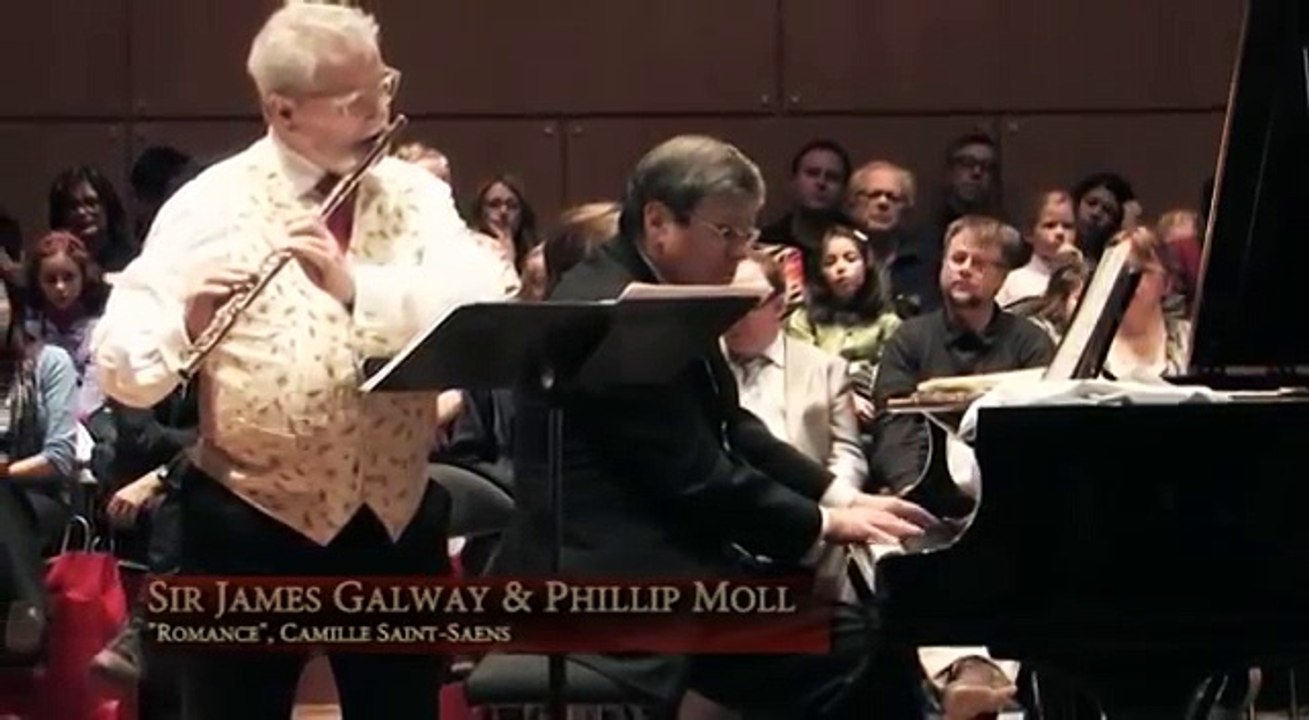 "Romance", Camille Saint-Saëns - Sir James Galway (flûte & piano)