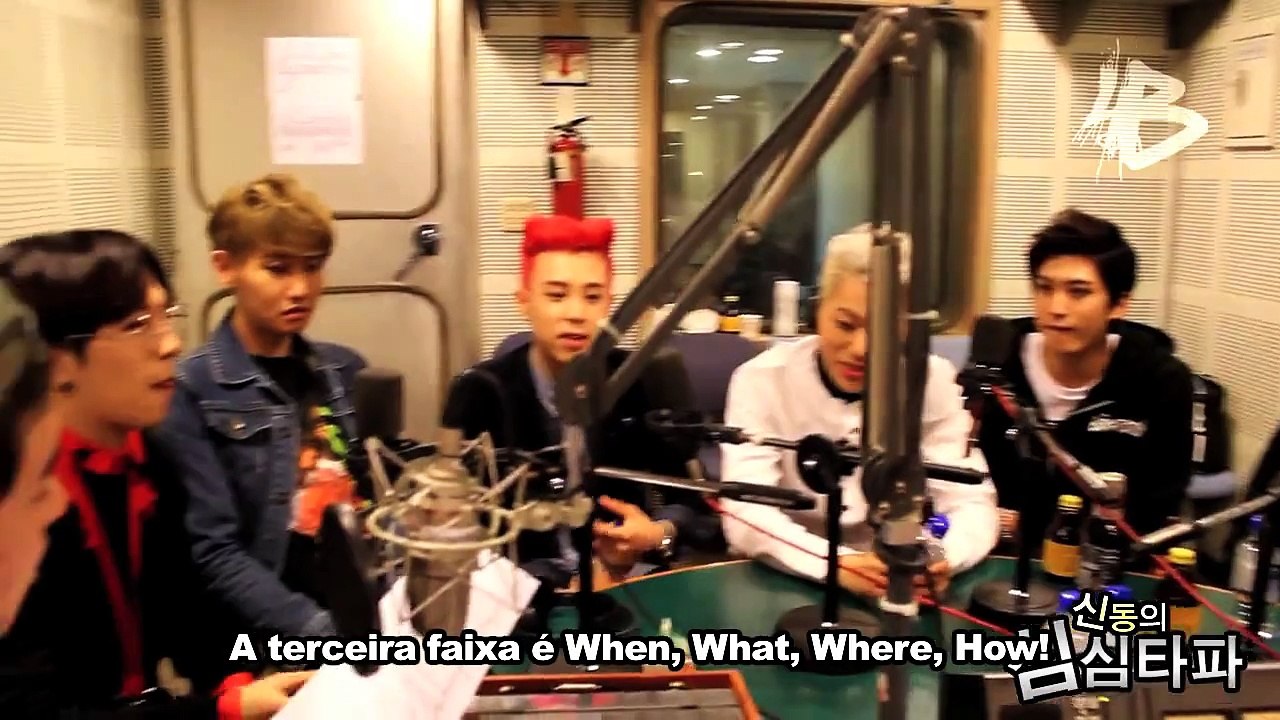 [4daBLOCKERS] 19.10.13 - Block B @ Rádio ShimShimTaPa [3/7] (PT/BR)