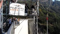 Verzasca Dam Bungee Jumping, Contra Dam, Ticino, Switzerland, Europe