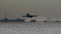 First Takeoff Boeing 747-800F at AMS by AirBridge Cargo